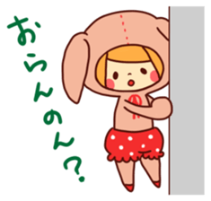 Girl wearing a hood (Hiroshima valve) sticker #3513982