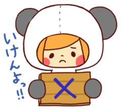 Girl wearing a hood (Hiroshima valve) sticker #3513990