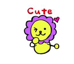 sticker of lion mal sticker #3514022