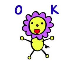 sticker of lion mal sticker #3514023