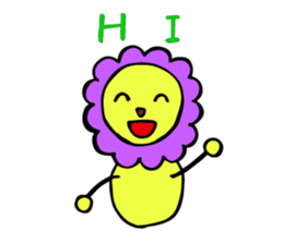 sticker of lion mal sticker #3514026