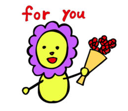 sticker of lion mal sticker #3514029