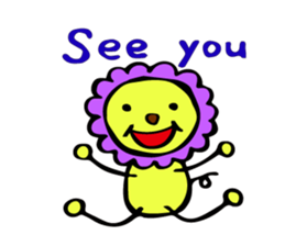 sticker of lion mal sticker #3514033