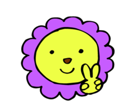 sticker of lion mal sticker #3514037