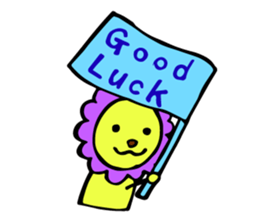 sticker of lion mal sticker #3514051