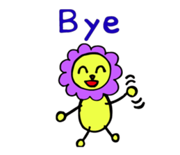 sticker of lion mal sticker #3514053