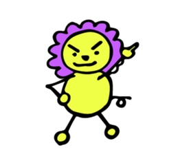 sticker of lion mal sticker #3514055