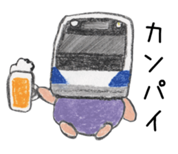 YURU-FUWA Train sticker #3514422