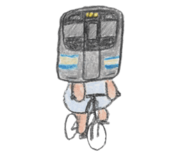 YURU-FUWA Train sticker #3514452