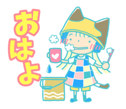 Nekomimi funny & cute family sticker #3515270