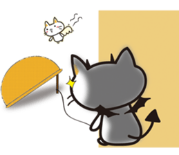 Black Shi-nyanko sticker #3515413