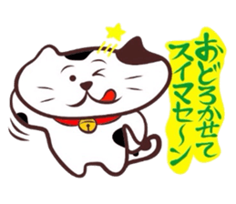 Flatter! tortoiseshell cat!4 sticker #3515540