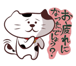 Flatter! tortoiseshell cat!4 sticker #3515547