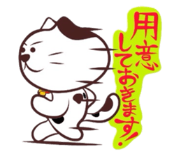 Flatter! tortoiseshell cat!4 sticker #3515567