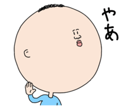 round face mamoru sticker #3515658