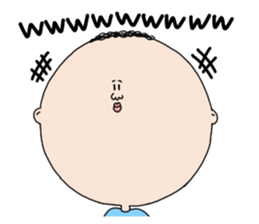 round face mamoru sticker #3515660