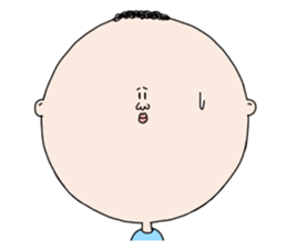 round face mamoru sticker #3515674