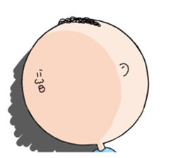 round face mamoru sticker #3515687