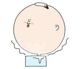 round face mamoru sticker #3515691