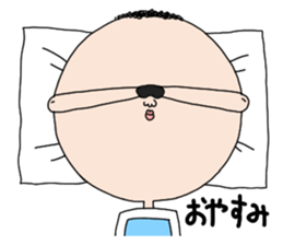 round face mamoru sticker #3515693