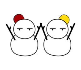 Yukitama of the snowman sticker #3515896