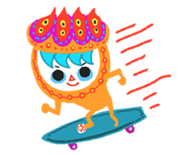 Went variety, chunky Chanpon set sticker #3516620