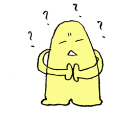 Mysterious creature STAMP sticker #3516740