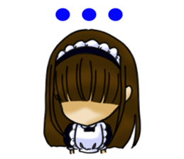 useless maid android sticker #3516955