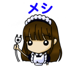 useless maid android sticker #3516958