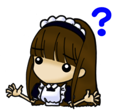 useless maid android sticker #3516968