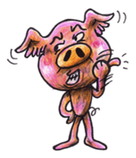 pigs fly sticker #3517058