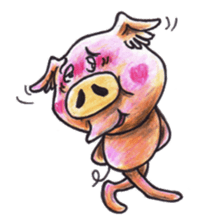 pigs fly sticker #3517085