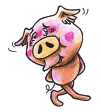 pigs fly sticker #3517085