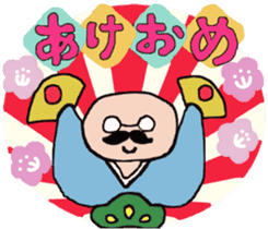 The cute old man ~kawaii ojisan~ sticker #3517138