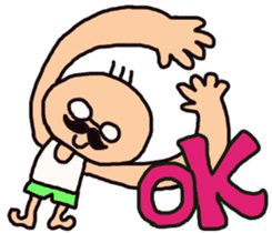 The cute old man ~kawaii ojisan~ sticker #3517150