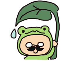 The  cute  old man   ~kawaii  ojisan~ sticker #3517158