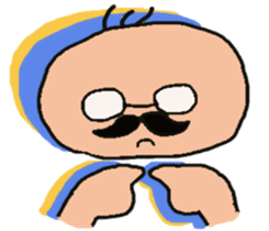 The cute old man ~kawaii ojisan~ sticker #3517170