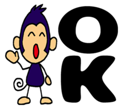 Various mood of monkey sticker #3517178