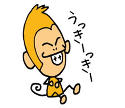 Various mood of monkey sticker #3517179