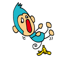 Various mood of monkey sticker #3517194