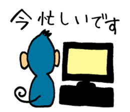 Various mood of monkey sticker #3517202