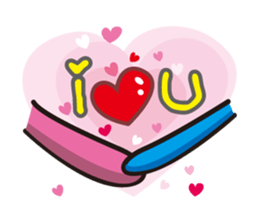 Bunny and Edward are friends sticker #3517267