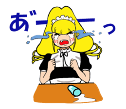 Desk maid Reiko sticker #3517424