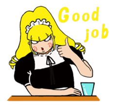 Desk maid Reiko sticker #3517450