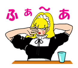 Desk maid Reiko sticker #3517452