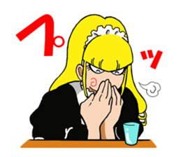 Desk maid Reiko sticker #3517453