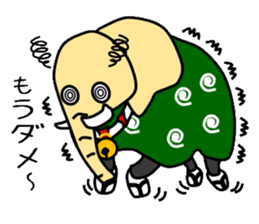 Elephant dance sticker #3517792