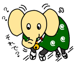 Elephant dance sticker #3517806