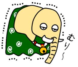 Elephant dance sticker #3517810