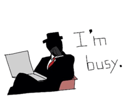 mr hat sticker #3517899